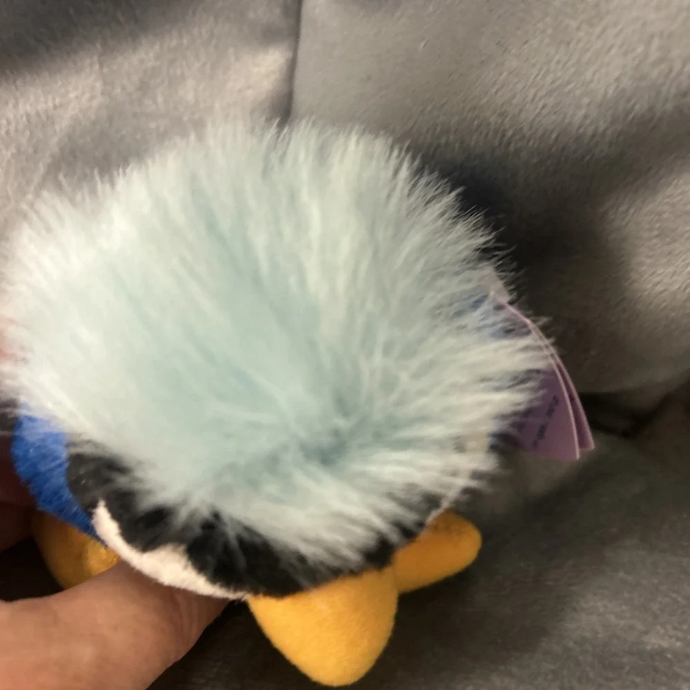 Swibco Puffkins Jake Blue Jay Bird Plush Stuffed Animal Blue Vintage 1998 4.5